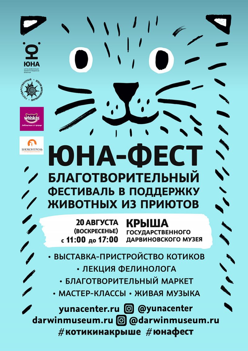 ЮНА-ФЕСТ Благотворительный фестиваль в поддержку животных из приютов