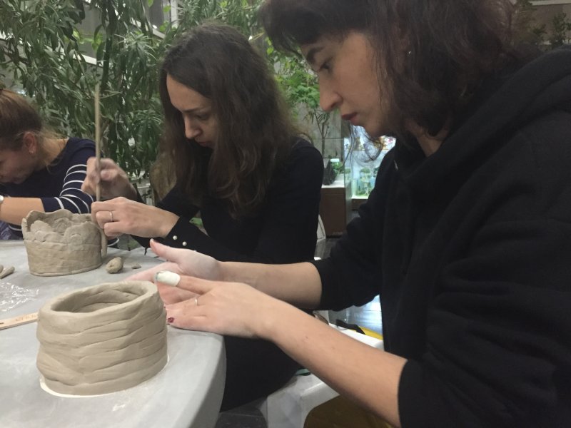 «Дом для растений» мастер-класс Натальи Хлебцевич по лепке из глины