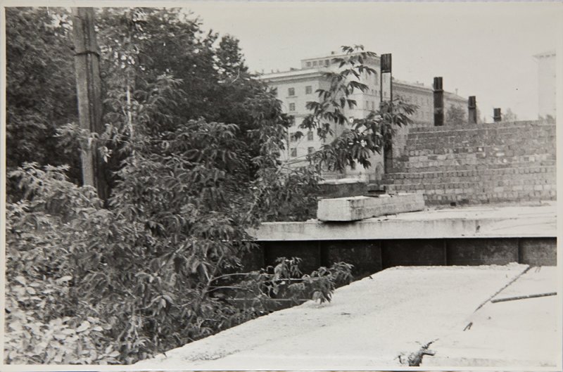 Строительство здания Дарвиновского музея. 1983