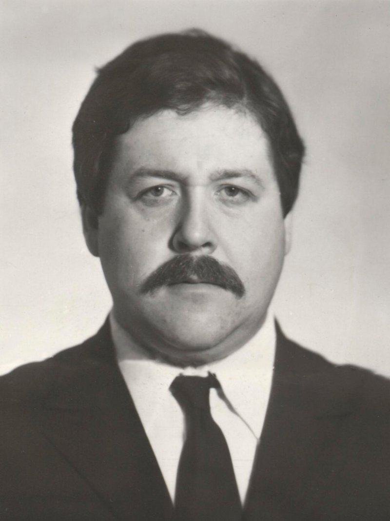 Палеонтолог Валерий Юрьевич Решетов, член ученого совета ГДМ. 1980-e (из фондов ГДМ)