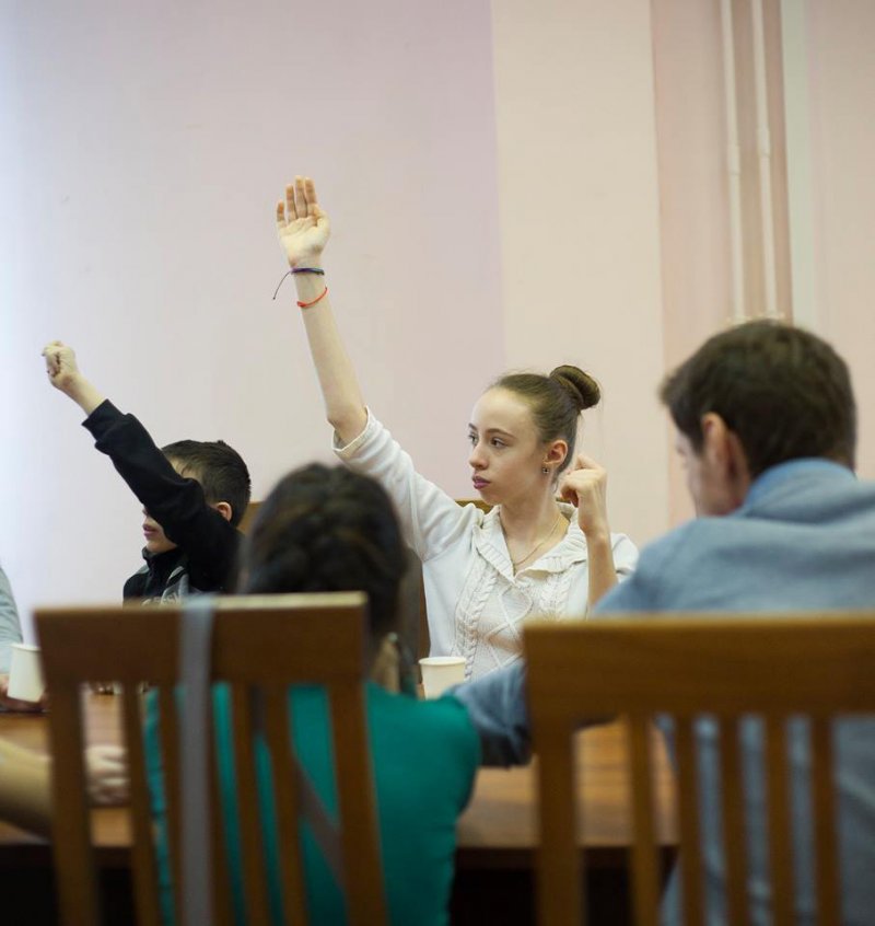 Участники интерактивной лекции 