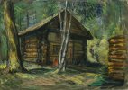 Рисунки участника экспедиции к месту падения Тунгусского метеорита
