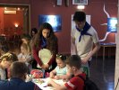 Помощь волонтеров в музее