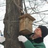 На Экотропе Дарвиновского музея развесили новые дуплянки для птиц