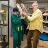 Свершилось! Легендарный аллигатор Сатурн переехал в постоянную экспозицию музея